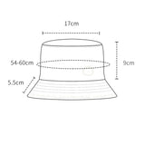 Women's Denim Packable Summer Travel Beach Bucket Hat UPF 50+