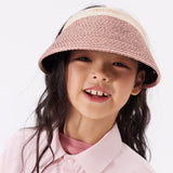 Kid's Wide Brim Sun Visor Cap UPF 50+ Sun Protection Straw Hat