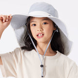 Kid’s Bucket Hat with Neck Flap and Strap UPF 50+