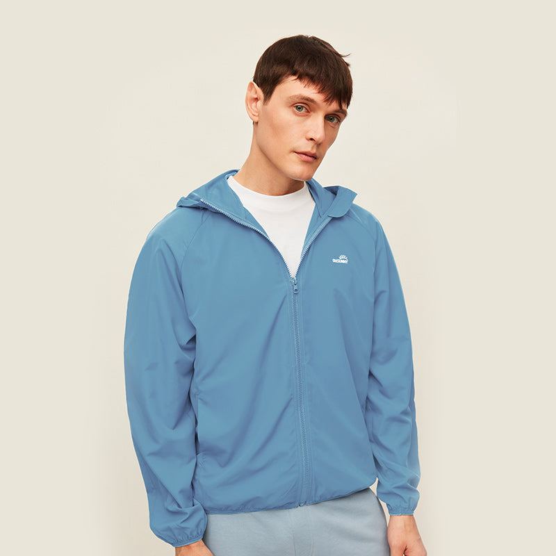 Men's Sun Protection Hoodie Ultra Light Long Sleeve Outdoor Jacket UPF 50+