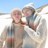 Winter Warm Scarf Soft Knitted Large Blanket Classic Tassel Plaid Wrap Shawl Scarves
