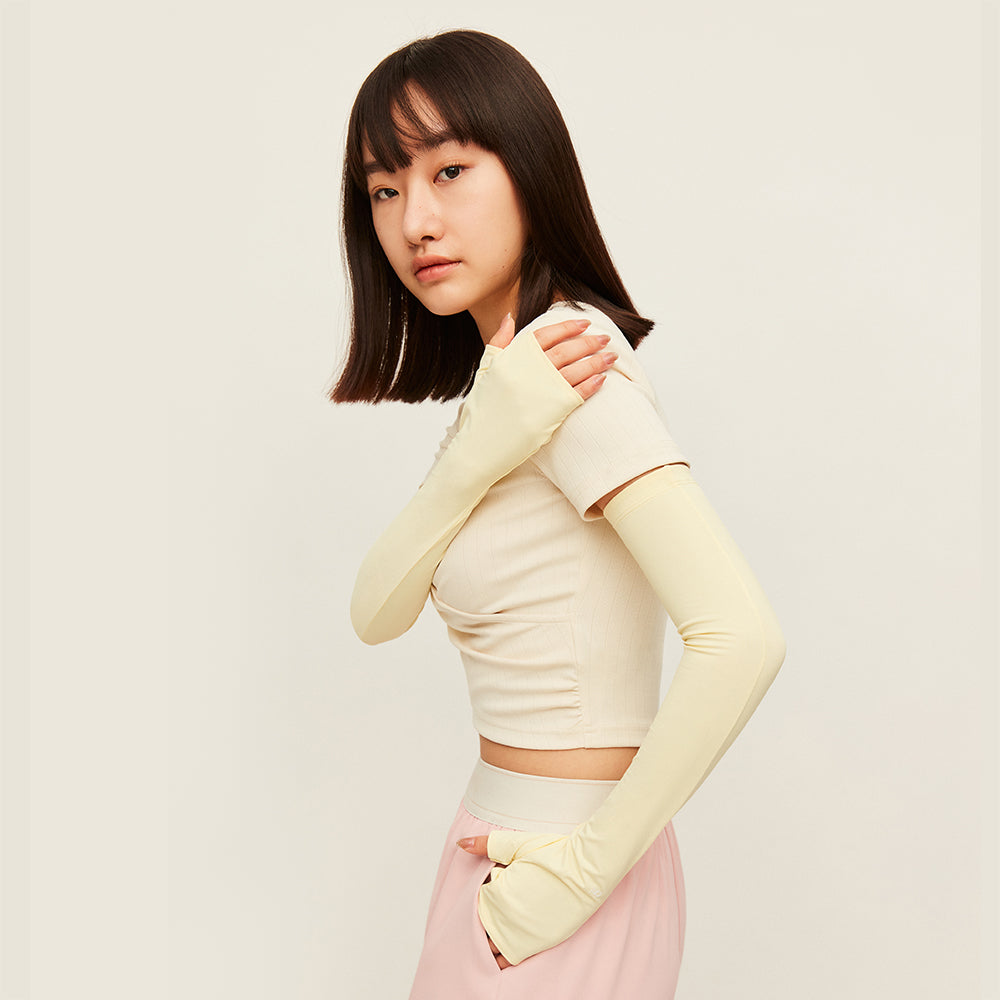 Long Arm Sleeves Mitten Sun-protective Over Sleeves UPF 50+
