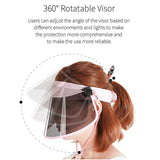 US Stock Women's Sun Protective Visor Hat UPF 50+