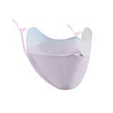US Stock Women's Sun Protection Face Cover UPF 50+ Gradient Color Face Mask