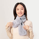 Faux Plush Fur Scarf Winter Warm Scarves