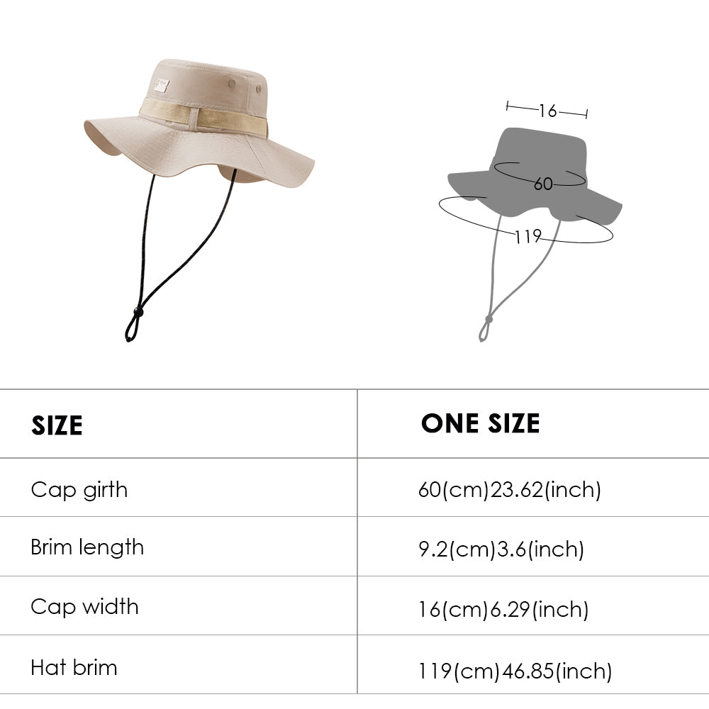 Unisex Summer Travel Bucket Hats Reversible Fisherman Caps UPF 50+