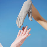 Women's Summer Anti-Ultraviolet Thin Section Breathable Non-Slip Outdoor Cycling Full-Finger Short Gloves