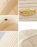 Kid’s Splicing Straw Hat UPF 50+ Sun Protective