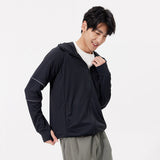 Men's Sun Protection Clothing Hooded Jacket High-Collar UPF50+