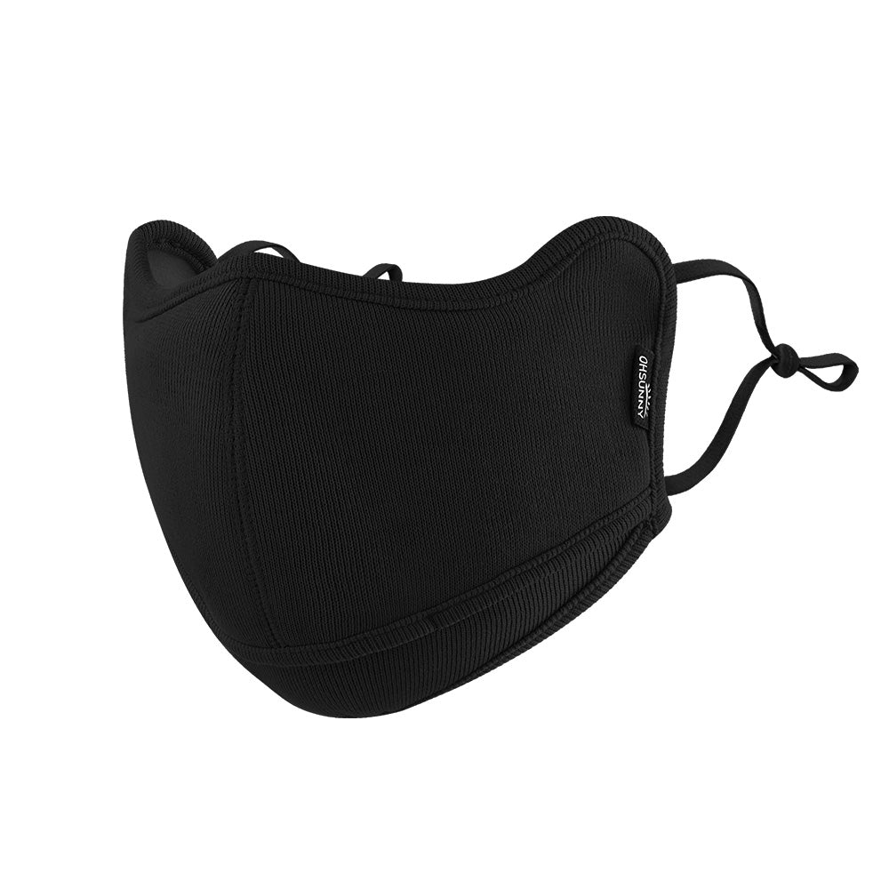 US Stock Winter Face Cover Mouth-Opened Breathable Reusable Facemask