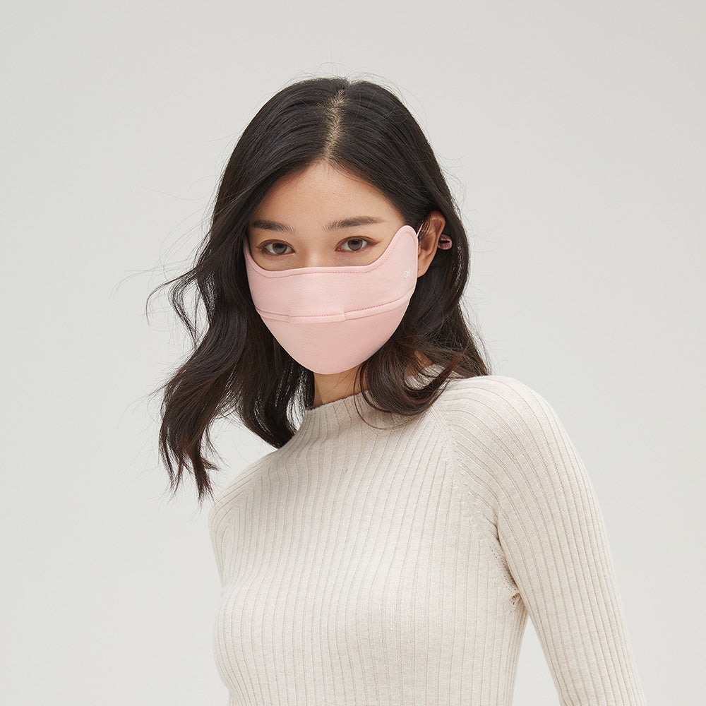 Winter Mask with Nose Opened Breathable Balaclava Outdoor Protect Face Cover Washable Reusable Warm Facemask
