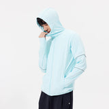 Men's Sun Protection Clothing Hooded Jacket High-Collar UPF50+