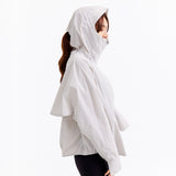 Women's Sun Protection Performance Hoodie UPF 50+ Breathable Waterproof Coat Quick Dry Jacket