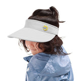 US Stock Kid's Large Brim Visor Cap UPF 50+ for 4-12 Years Old