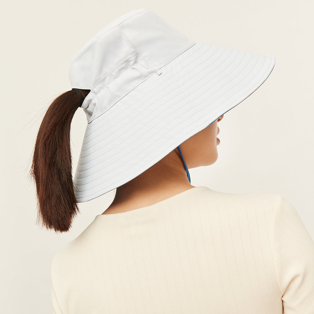 Women's Large Brim Bucket Hat Reversible Sun Cap UPF50+ Waterproof