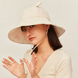 Women's Large Brim Sun Hat with Bear Ear UPF 50+