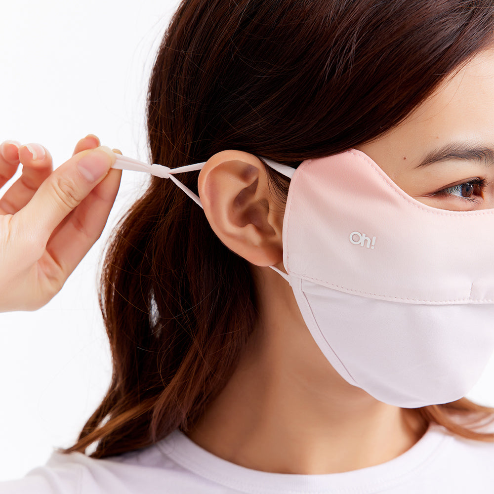 Blush Breathable Face Mask Anti-UV UPF 50+ Sunscreen Face Covering