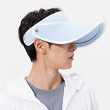 Unisex Visor Hat UV Protection UPF 50+ with Adjustable Wide Brim