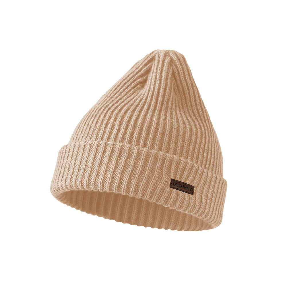Women's Winter Sheep Wool Heated Knit Hat