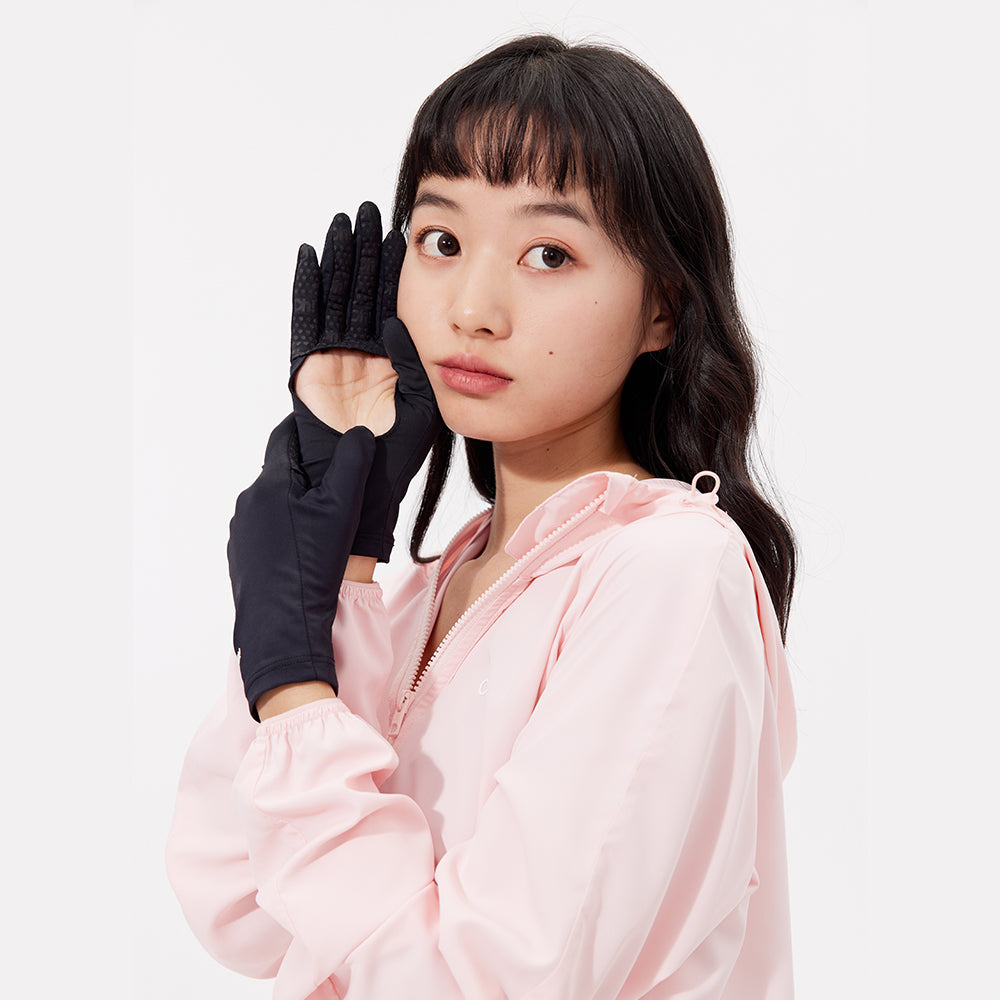 Women's Anti-UV Empty Palm Gloves Sun Protective UPF 50+ Breathable Mittens