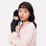 Women's Anti-UV Empty Palm Gloves Sun Protective UPF 50+ Breathable Mittens