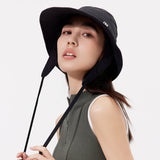 Sun Protection Bucket Hat with Chin Strap UPF 50+