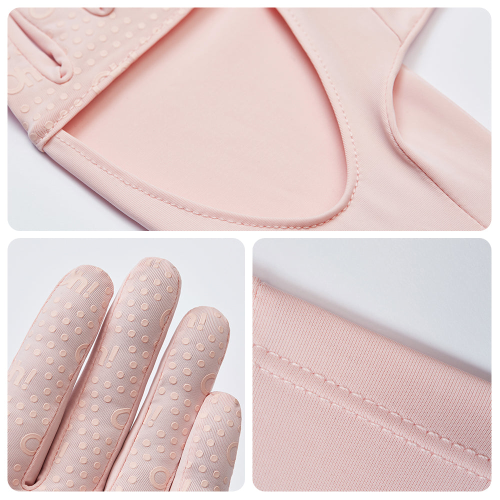 Women's Anti-UV Empty Palm Gloves Sun Protective UPF 50+ Breathable Mittens