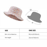 Knit Bucket Hat Winter Warm Stretchy Knitted Fisherman Cap