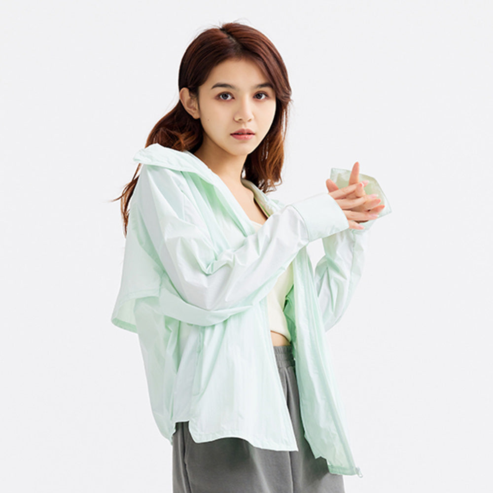Women's Sun Protection Performance Hoodie UPF 50+ Breathable Waterproof Coat Quick Dry Jacket