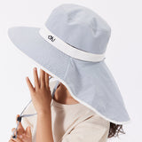 Kid’s Bucket Hat with Neck Flap and Strap UPF 50+