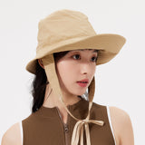 Sun Protection Bucket Hat with Chin Strap UPF 50+