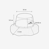 Women's Deformable Brim UV Protection  Fisherman Bucket Hat UPF 50+