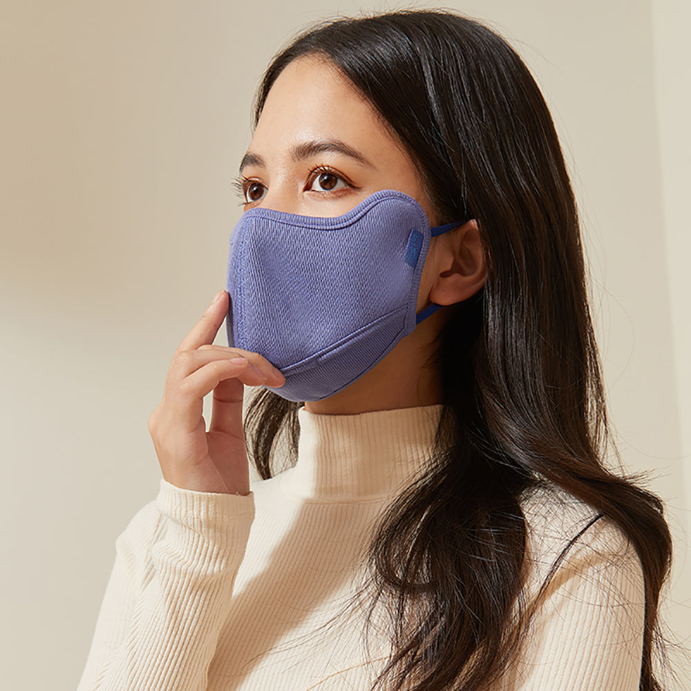 US Stock Winter Face Cover Mouth-Opened Breathable Reusable Facemask