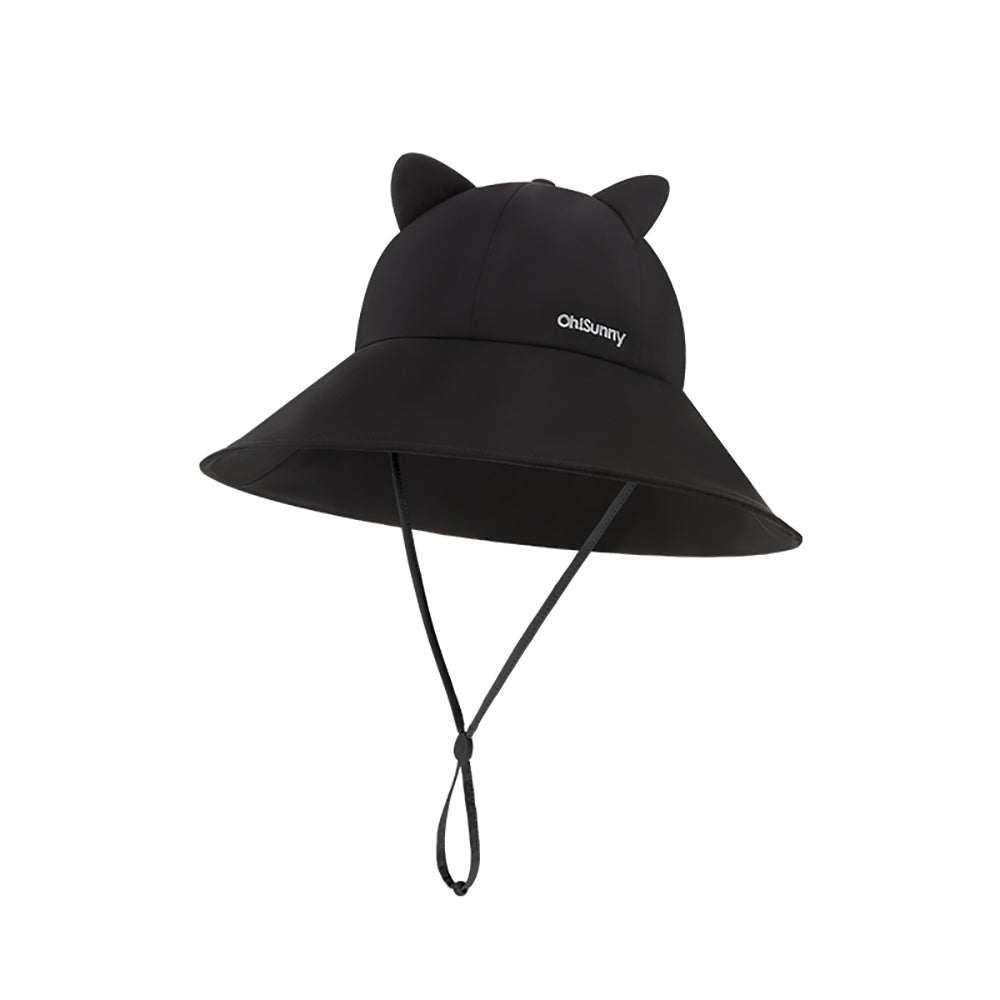 Women's Large Brim Sun Hat with Bear Ear UPF 50+