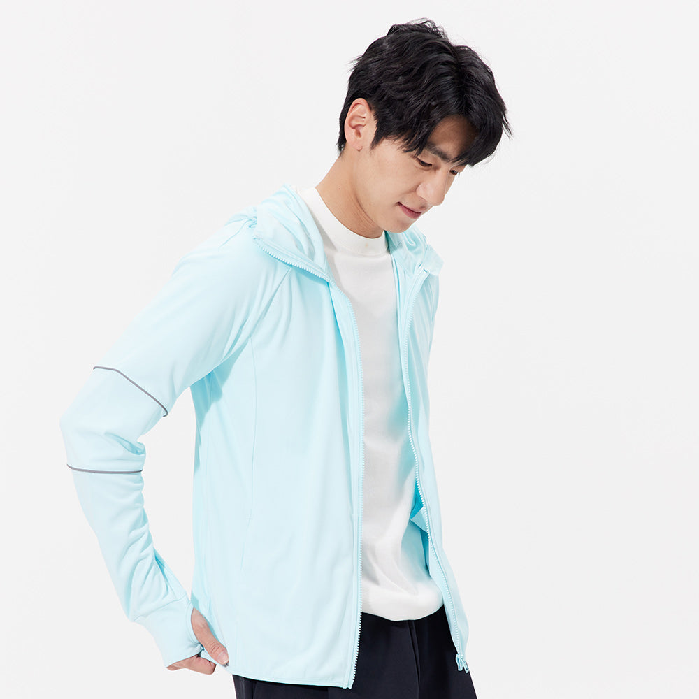Men's Sun Protection Clothing Hooded Jacket High-Collar UPF50+