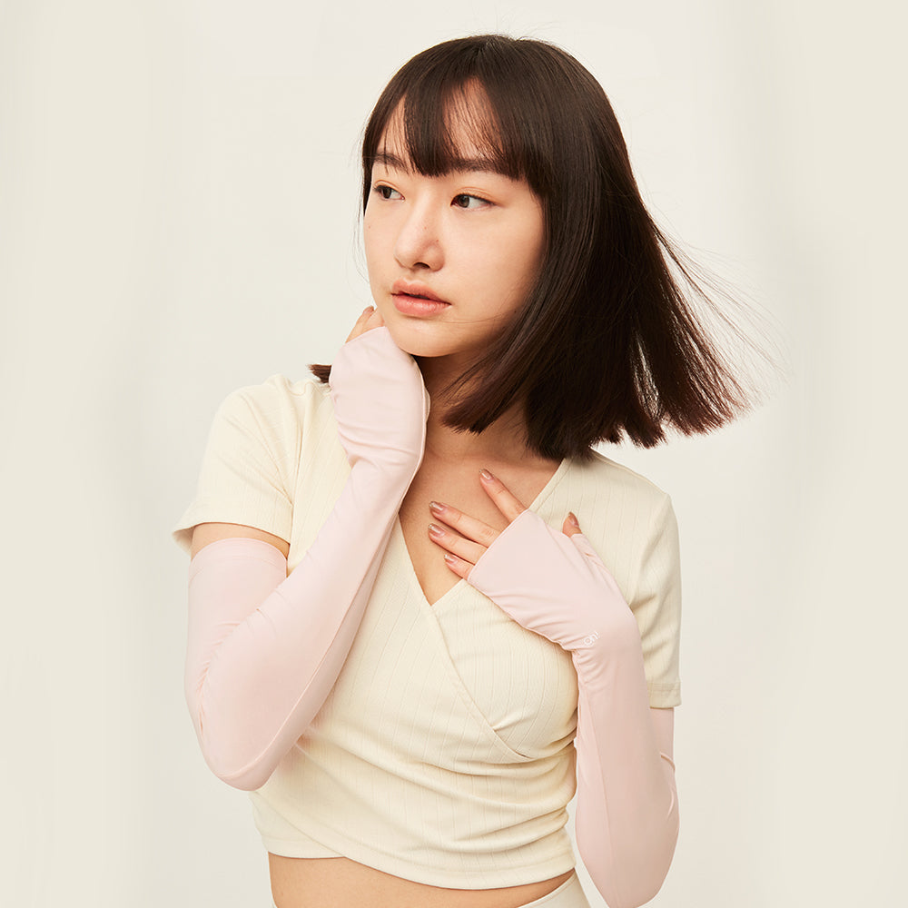 Long Arm Sleeves Mitten Sun-protective Over Sleeves UPF 50+