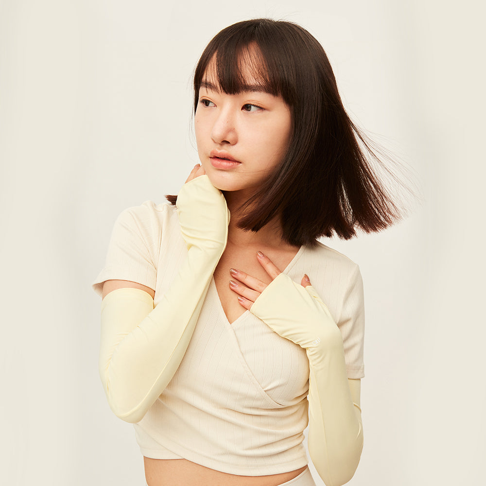 Long Arm Sleeves Mitten Sun-protective Over Sleeves UPF 50+