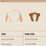 Winter Warm Earmuffs Soft Plush Ear Warmer Cover for Women