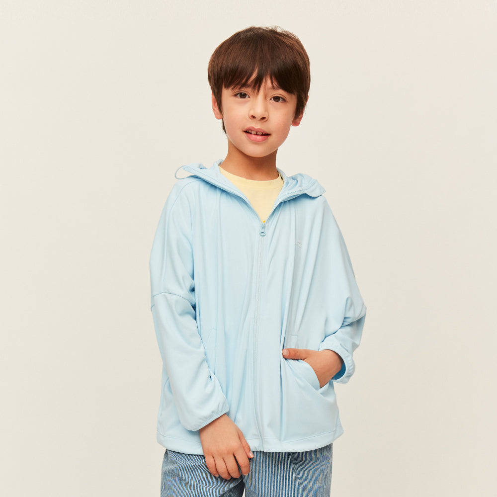 Kid's Zip-Up Cartoon Hoodie UPF 50+