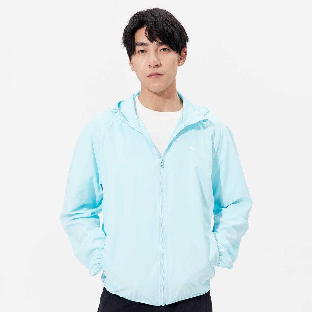 Men's Sun Protection Hoodie Ultra Light Long Sleeve Outdoor Jacket UPF 50+