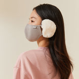 US Stock Women's Warm Mask Balaclava Face Cover with Earmuffs