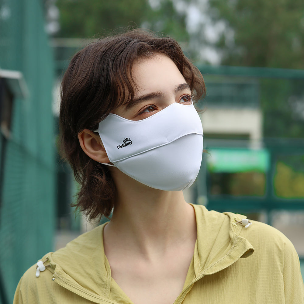 Anti-UV Face Mask with Canthus Protection UPF 50+ Breathable Face Cover