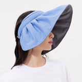 Wide Brim Shell Shape Sun Visor Cap UPF 2000+ Sun Protection Empty Top Hat