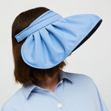 US Stock Large Brim Foldable Sun Visor for Women UPF50+ UV Protection Shell Caps