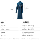 Women's Long Blouse Sun Protection Shirt Loose Tops
