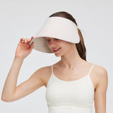 Extreme Wide Brim Sun Visor Hat Dual-Sided Sun Protection UPF50+ Adjustable Roll Up Cap