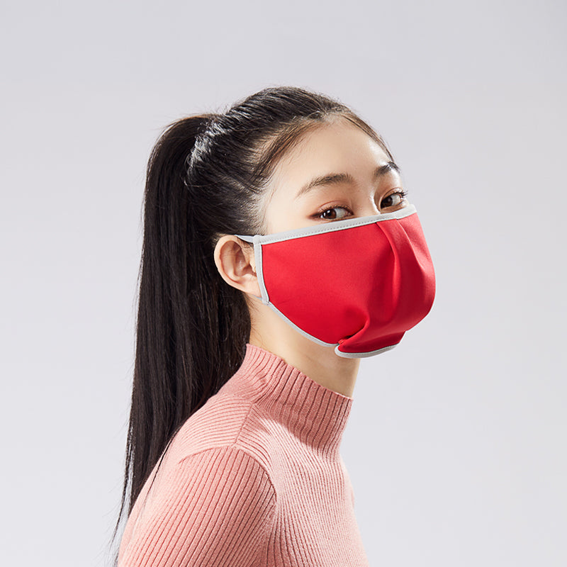 Dual-Use Warm Face Cover Mask with Adjustable Button