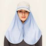 Unisex Hat Drape UPF 50+ Sun Protection Neck Flap Face Cover Adjustable Size