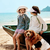 Kid's Sun Visor Hat Dual-Sided UPF50+ Adjustable Roll Up Cap