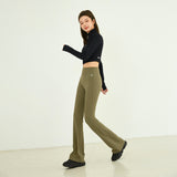US Stock Women's Flare Leggings Yoga Pants Tummy High Waist Stretchy Trousers